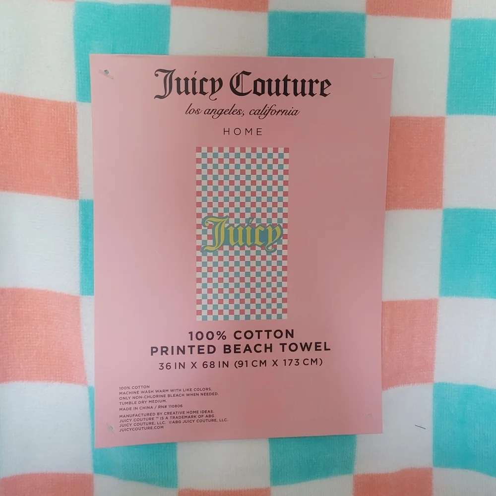 Juicy Couture Beach Towel